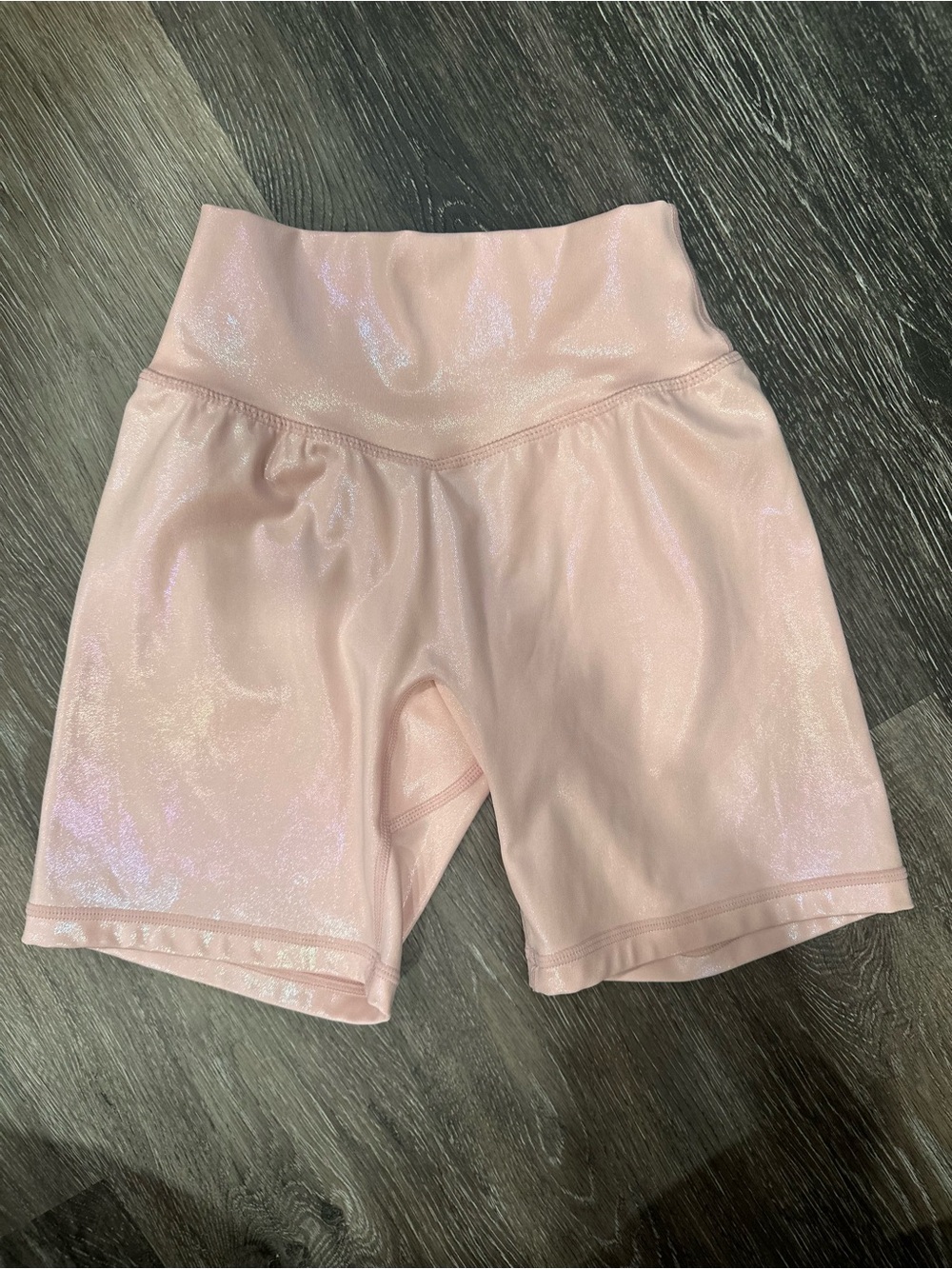 Buff Bunny Womens Legacy Sparkle Pink Micro Shorts Xtra Small Biker Gym Short - Picture 1 of 4